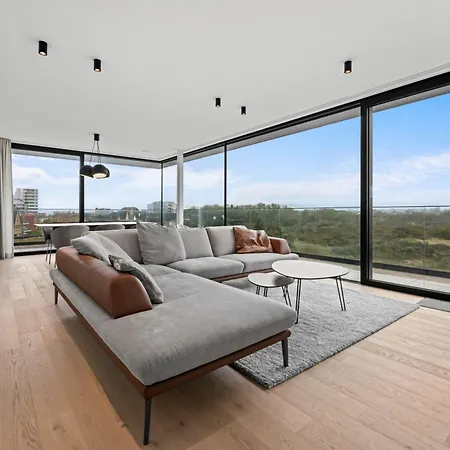 Luxe Penthouse 'ter Elst' Met Duinenzicht -
